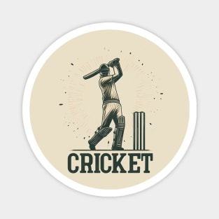 Cricket Player Magnet